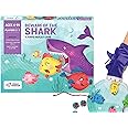 Chalk and Chuckles Beware of The Shark Board Game for Kids, 4-8 Years, Fun and Fast Games for Family and Boys, Girls Age 5 Yrs and Up
