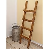 Escalera DE Madera Envejecida 145 CM X 45 CM Rustica Retro ...