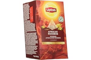 Lipton Selección Exclusiva Infusión African Rooibos, Caja Con 25 Pirámides