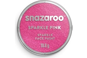 Snazaroo - Peinture Pour Visage et les Corps, Maquillage Pour Visage et Déguisement, Pour Enfants et Adults,Fard 18 ML, Couleur Rose Nacrí