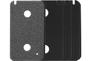 LAUKOWIND 4er Set Filter für Miele 9499230 Trockner Wärmepumpentrockner | Fein/Grob 220 x 130 x 30mm Sockelfilter | Schwammfilte Schaumfilter Ersatzteile Filter Schaumstoff Sponge für Kondenstrockner