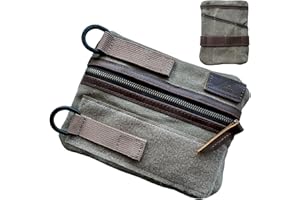 ‎SK WILD ONES SK Wild Ones® Taktische Molle Pouch Tasche, Taschen Organizer & Taktische Hüfttasche - Multifunktionaler EDC Pouch und Rucksack Organizer, Outdoor, Camping, Wandern, Survival, Bushcraft, Naturmaterial
