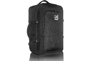 EVERYDAY SAFARI RYANAIR geeignetes Handgepäck Reiserucksack schwarz großes und kleines Kabinengepäck Wasserabweisend Daypack Tagesrucksack Wanderrucksack City Basic Laptoprucksack, Freizeit leicht