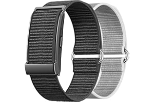 Nilox ONAIR, Screenless Smart Band Fitness, Monitoraggio 24/7 Salute e Attività, Design Minimal, Batteria a Lunga Durata, con Coaching intelligente, Dispositivo Nero, Cinturini Nero e Grigio