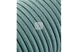 Merlotti 20371 Cavo Elettrico Rotondo H03VV-F 2x0.75, Canvas Verde, 3 m