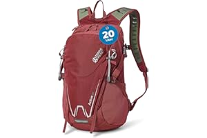 Terra Peak® Premium Wanderrucksack 20L (ACTIVE 20) Damen & Herren klein - Trekkingrucksack ergonomisch mit Rückenbelüftung, Regenschutz & Trinksystemhalterung - Rucksack aus 3D Air Mesh & Hüftgurt