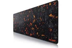 CSL-Computer TITANWOLF Übergröße Mauspad Gaming Titanwolf 1200x400mm, XXXL Mousepad groß mit Motiv, Tischunterlage Large Size, verbessert Präzision und Geschwindigkeit