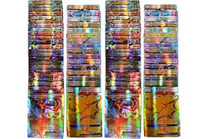 Vicyol S&D 100 Cartas Coleccionables Brillantes. Tarjetas de Colección EX, GX, Básicas, Energy. Regalo para Niños y Adultos. Idioma: Inglés