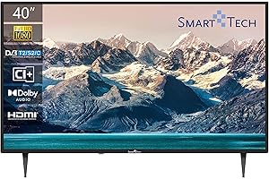 Smart Tech 40FN10T2 Full HD LED TV 40 Pouces (101cm) Triple Tuner Dolby Audio H.265 3xHDMI, 2xUSB
