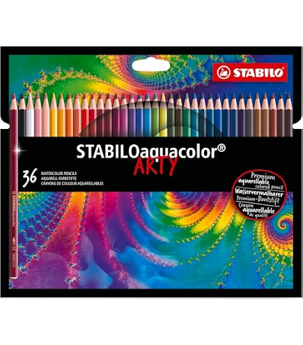 Koh-I-Noor H36P Multi 36 Matite Colorate – Legno Triangolare, Gomma E Temperamatite Inclusi, Ideali Per Scuola E Arte - 3