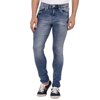 Blue Slim Fit Stretch Denim Jeans 