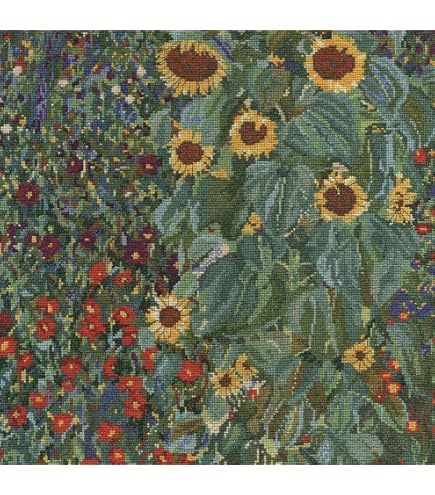 Point De Croix Avancé Kit Point De Croix DMC - L'Étang Aux Nénuphars De Monet - 30x28.7cm - Niveau Avancé DMC Nénuphars
