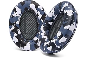 WC Wicked Cushions Replacement Ear Pads Compatible with Bose QuietComfort 35 (QC35) & QuietComfort 35ii (QC35ii) Headphones & More - Improved Comfort & Durability | (Snow Camo)