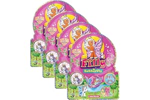 Dracco Macau UT20624A - Filly Butterfly Sammelpferdchen, 4-er Set