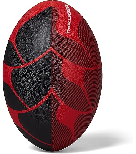 Palla Da Rugby Hy-Pro Intercept Taglia 5 - In Gomma, Superficie Scanalata, Per Allenamento
