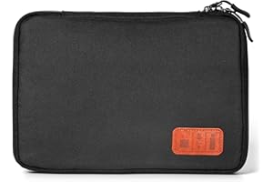 JamBer Kabel Organizer Multifunktionaler Elektronik Tasche für Geschäftsreisen für Datenkabel Mobil Zubehör Kabel USB Stick SD Karten (Schwarz)