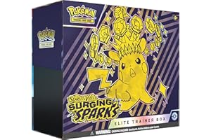 Pokémon TCG: Scarlet & Violet—Surging Sparks Elite Trainer Box (1 Full-Art Promo Card, 9 Boosters & Premium Accessories)