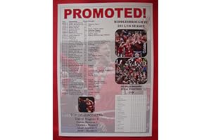 Lilywhite Multimedia Middlesbrough FC Championship runners-up 2016 - souvenir print
