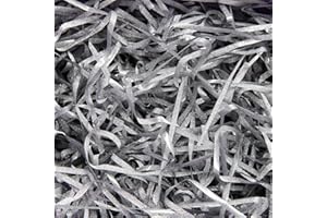 Lyaor 100 Gramos Papel Brillante Triturado de Rafia Papel Relleno Material para Cesta de Regalo de Rafia Papel Relleno Caja de Regalo Papel Decoración Embalaje de Regalos para Fiestas Navidad - Plata