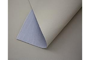 TUKAN-TEX Tissu d'auvent au mètre 100 x 180 cm - beige - 3 mm - Réparation - Tissu d'auvent de voiture - Pour voiture, caravane, bateau (beige)