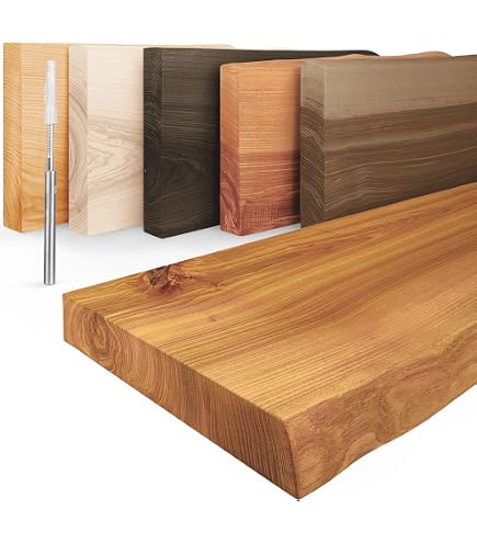 Merveille Mensola Per Radiatore Reversibile 70x15 Cm - No Foratura, Melaminico Quercia/Cemento, Resistente A Umidità E Calore