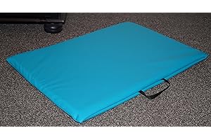 HUNDEBETTENMANUFAKTUR Hundematte Hundematratze Matte Kunstleder Schaumstoff 3 cm Verschiedene Größen und Farben wählbar (100 cm X 70 cm, türkis)