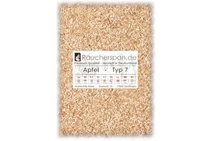 Räucherspäne 1kg Apfel Typ 7 von Räucherspan.de, Premium Qualität, Rauchstark