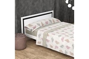 Kimbatex Textil Hogar Tienda Juego de Sábanas 3 Piezas Coralina 180gr Invierno | Cama 90, 105, 135, 150 y 180 cm | 6 Diseños + Infantiles Unicornios y Dinosaurios (Saray Beige, Cama 150cm)