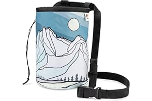 OSO SUPPLY CO OSO Supply - Climbing Chalk Bag for Adults and Kids, Drawstring Closure, Adjustable Waist Belt, Indoor/Outdoor Training, Rock Climbing, Bouldering, Weightlifting