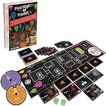 Funko Games - Five Nights at Freddy's - Night of Frights, Horror-Brettspiel für Erwachsene & Kinder ab 8 Jahren, Strategiespiel mit FNAF-Figuren, 2-4 Spieler, 30 Minuten Funko Games - Five Nights at Freddy's - Night of Frights, Horror-Brettspiel für Erwachsene & Kinder ab 8 Jahren, Strategiespiel mit FNAF-Figuren, 2-4 Spieler, 30 Minuten