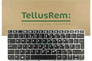 TellusRem replacement UK backlit keyboard for HP 820 G3, 820 G4, 725 G3, 725 G4