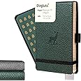 Dingbats* - Wildlife Squared Reporter A6 Notebook -PU Leather Hardcover Pocket Journal for Work, Travel -Pocket, Elastic Closure, Pen Holder, Bookmark