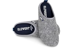 ELEWERT® - NATURAL - Zapatillas de Estar por casa, hechas en España, confort, unisex, interior, exterior, suela de caucho, plantilla extraíble reciclada -DESIGNED IN EUROPE. Tallas de la 37 a la 47