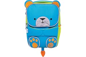 Trunki Toddler Backpack | High Visibility Children’s Nursery Bag for Pre-school or Kindergarten and Kids Rucksack | ToddlePak Backpack Bert Bear (Blue)