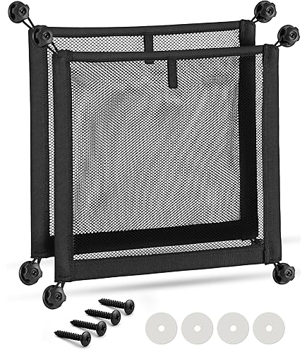 Lot De 2 Grands Filets De Rangement élastiques Pour Voiture