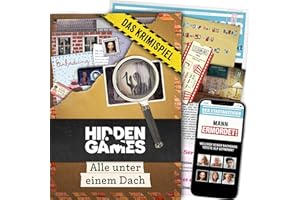 Hidden Games Tatort - Alle unter einem Dach - Deutsch - Realistisches Krimispiel, spannendes Detektivspiel, Escape Room Spiel