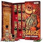 Man Crates Hot Sauce Advent Calendar 2026-24 Hot Sauces | 24 Fiery Hot Sauces on a Christmas Calendar - From Mild to Extreme