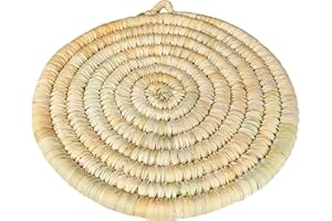 Marrakesch Orient & Mediterran Interior ® Marocchino tajine Sottovaso Talo 30 cm | pentola in vimini fatta a mano naturale | Colore | Originale Fatto a mano in Marocco