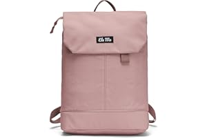 Ela Mo Plecak damski – plecak dzienny piękny i przemyślany – plecak na laptopa dla kobiet – torba antykradzieżowa do szkoły, na uczelnię, do biznesu, Cherry, M, Plecak na co dzień