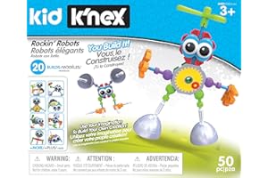 BASIC FUN K'Nex- Rockin' Robots Building Set, 37051