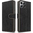 PIXFAB For Honor X8 5G / Honor X6 4G Leather Phone Case, Magnetic Closure Full Protection Book Folio Design, Wallet Case Cover [Card Slots] and [Kickstand] For Honor X8 5G / X6 4G - Black