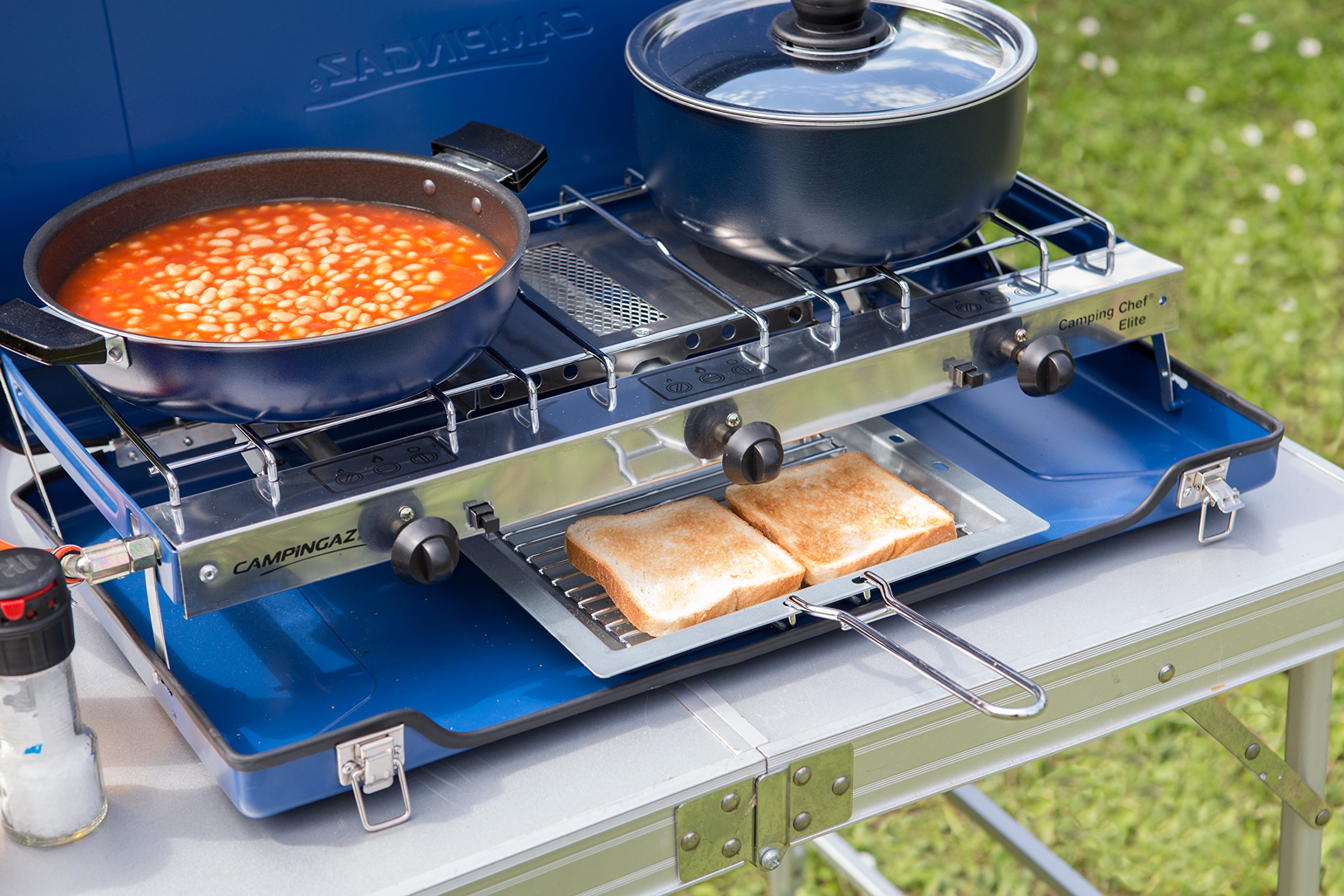 Campingaz Chef Folding Double Burner Stove and Grill British Trucking