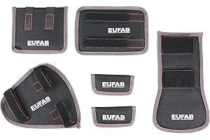 EUFAB 11242 - Set di Protezione per Il Trasporto di Biciclette, 6 Pezzi