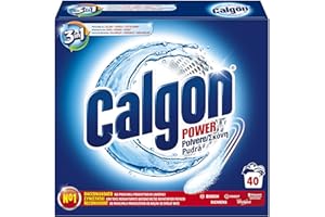 Calgon Power Polvere Anticalcare Lavatrice 3 in 1, 1 Confezione da 2 kg, 40 Lavaggi, Additivo per Protezione Sporco e Cattivi Odori