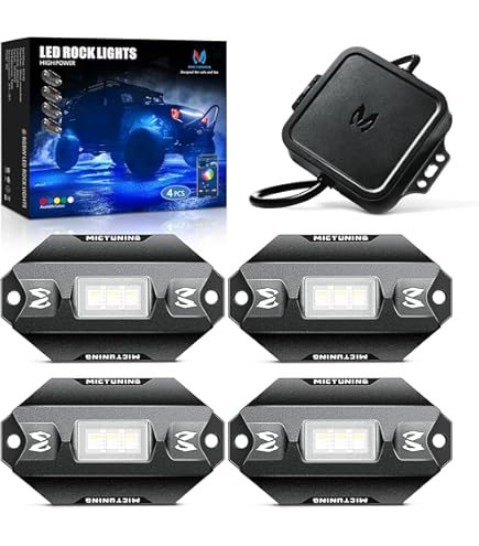 Xprite Victory Series RGB LED Rock Lights Multicolor Neon LED