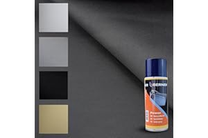 TENDAGGIMANIA Ciel de Toit Voiture Nid d'abeille Kit Tissu + Colle Spray, Ciel Toit Auto Couleur Plomb 1420 -Taille 2 MT X 1,5 MT + 1 Colle