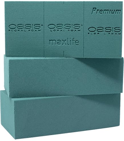 FLOWERBOX Oasis Mousse à emboîter Noir Design IDEAL Plaque de 50 cm