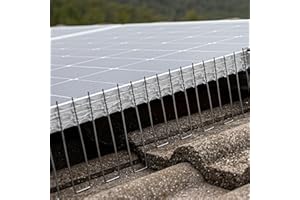 Bird-Tech TM - Picos antipalomas para paneles solares (50 MTS)