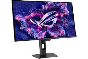 ROG Strix OLED XG27AQDPG, 26,5" Quad HD QD-OLED spelmonitor (2560 x 1440), 0,03 ms (GTG), 500 Hz, flimmerfri, G-SYNC-kom