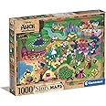 Clementoni - 39667 - Puzzle Disney Maps Alice In Wonderland - Jigsaw Puzzle 1000 Pieces, Made In Italy, Jigsaw Puzzle For Adults